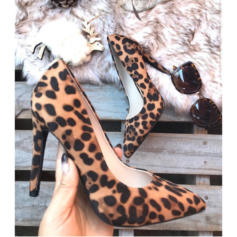 Zapatos Leopardo Mercedita Mary Janes Potro Animal Print