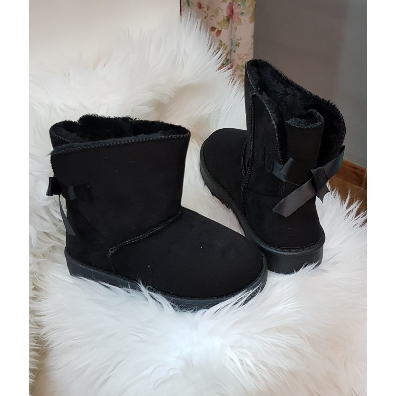 botas negras niña