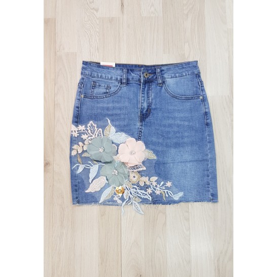 FALDA TEJANA FLORES MYA Shop