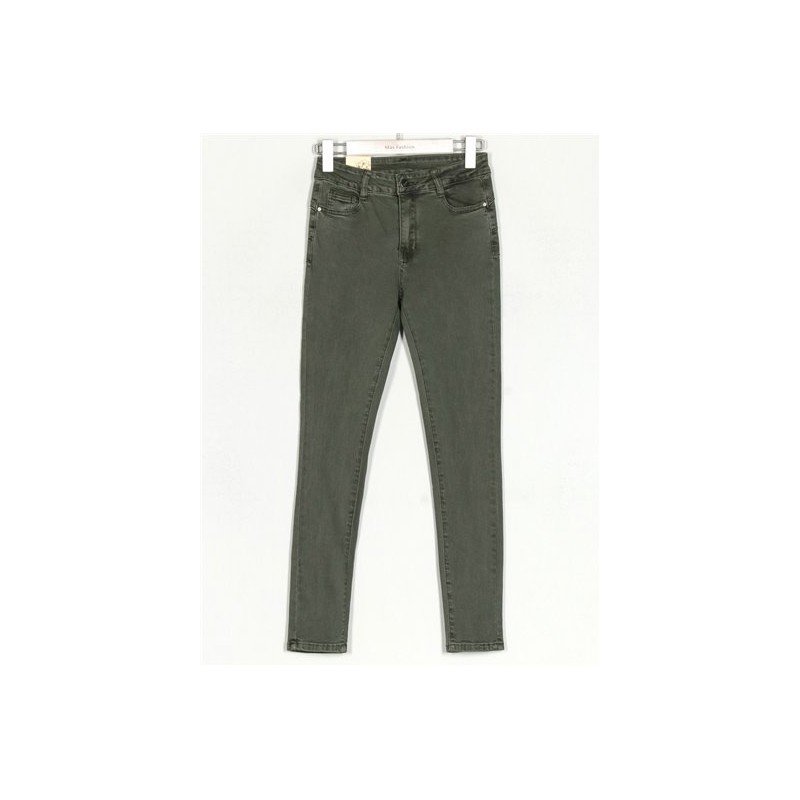JEANS PUSH UP VERDE
