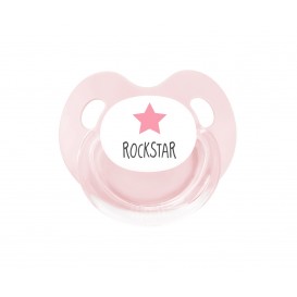 CHUPETE ROCK STAR ROSA + 6 MESES