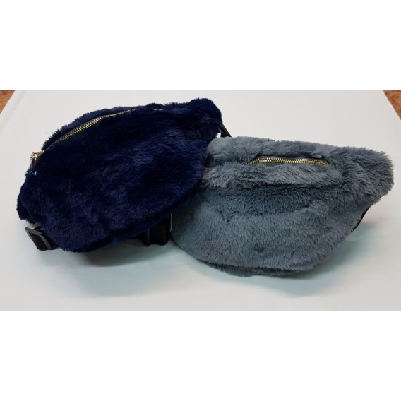 RIÑONERA PELO AZUL MARINO