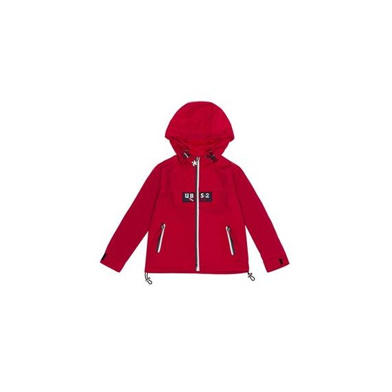 CHAQUETA IMPERMEABLE ROJA UBS2
