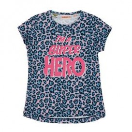 CAMISETA LEOPARDO FLUOR NIÑA