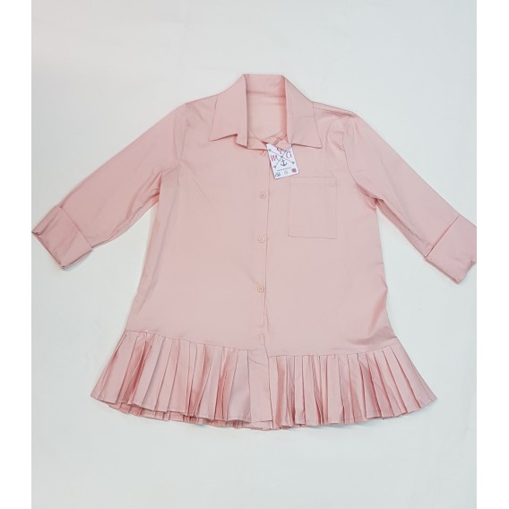 BLUSA PLISADA ROSA