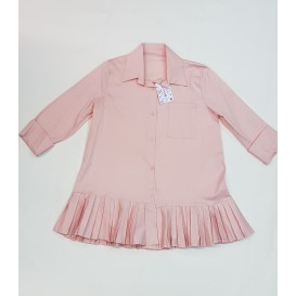 BLUSA PLISADA ROSA