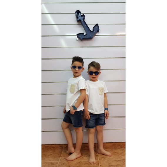 POLO SIN CUELLO CON BOLSILLO