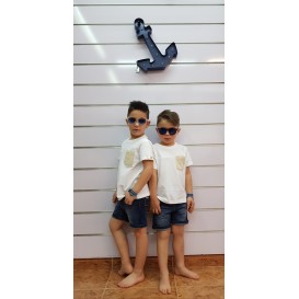 POLO SIN CUELLO CON BOLSILLO