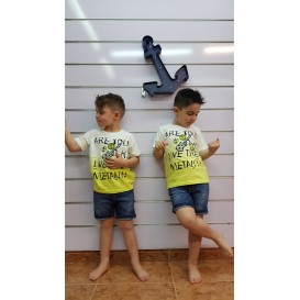 CAMISETA LIVE THE METAL AMARILLA