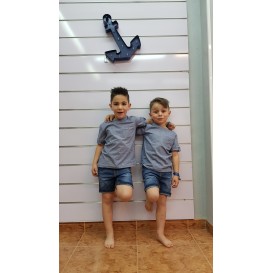 CAMISETA AZUL NIÑO