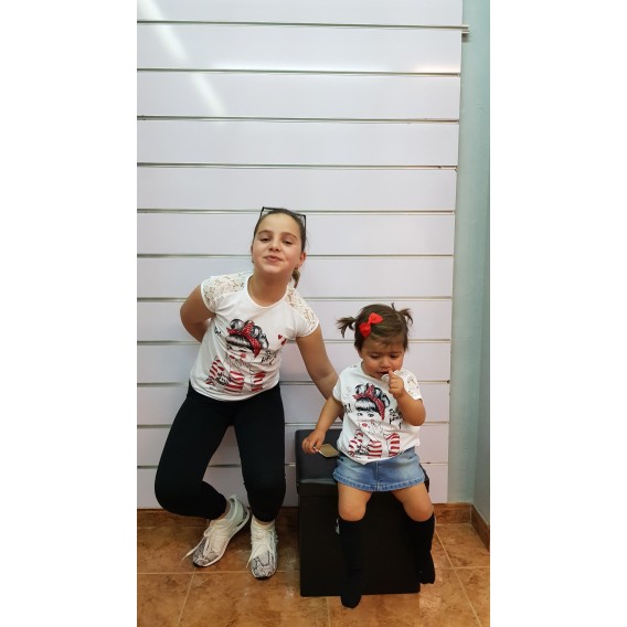 CAMISETA PIN UP NIÑA