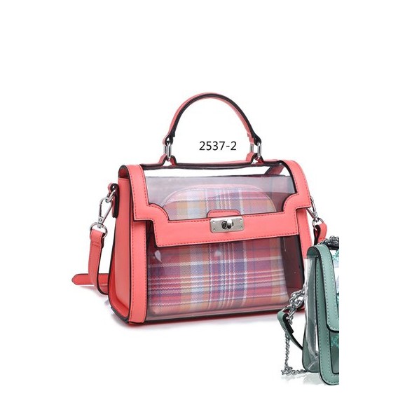 BOLSO TRANSPARENTE 2 PIEZAS