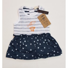 VESTIDO ESTRELLAS AZUL