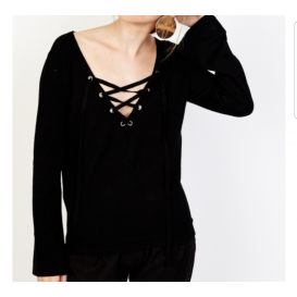 Jersey escote trenzado