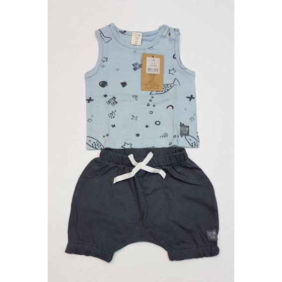 CONJUNTO TIRANTES AZUL