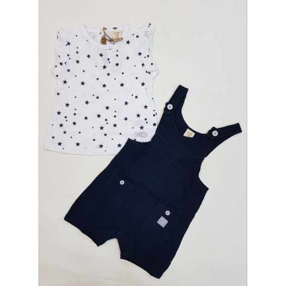 CONJUNTO PETO + CAMISETA ESTRELLAS