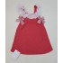 VESTIDO PUNTO COLOR FRESA