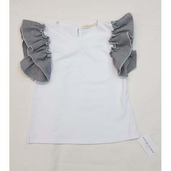 CAMISETA VOLANTE VICHY