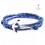 PULSERA ANCHOR CORDON AZUL