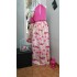 FALDA ROSA ESTAMPADA LARGA