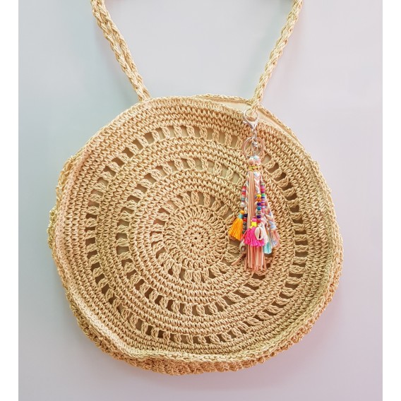 BOLSO PAJA REDONDO