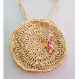 BOLSO PAJA REDONDO