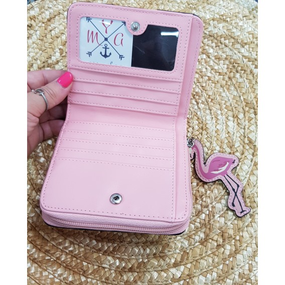 MONEDERO FLAMENCO ROSA PEQUEÑO