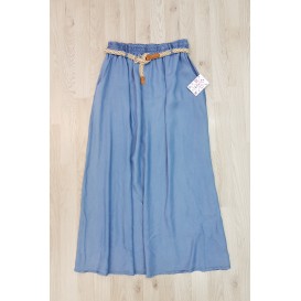 FALDA LARGA DENIM