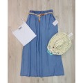 FALDA LARGA DENIM