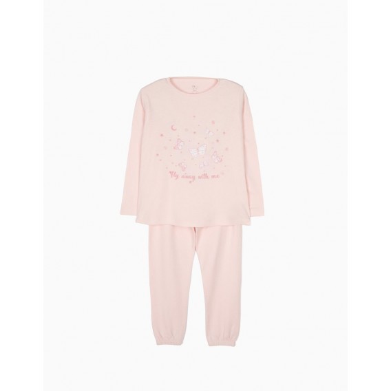 PIJAMA NIÑA ROSA ZIPPY