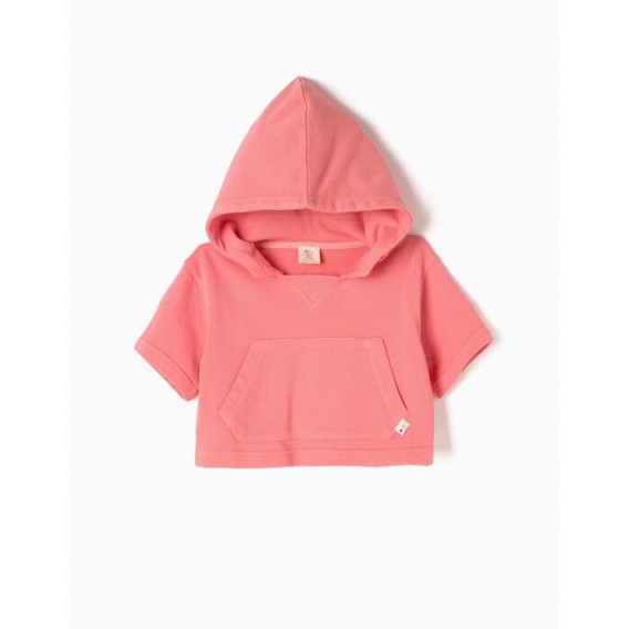 SUDADERA NIÑA ROSA