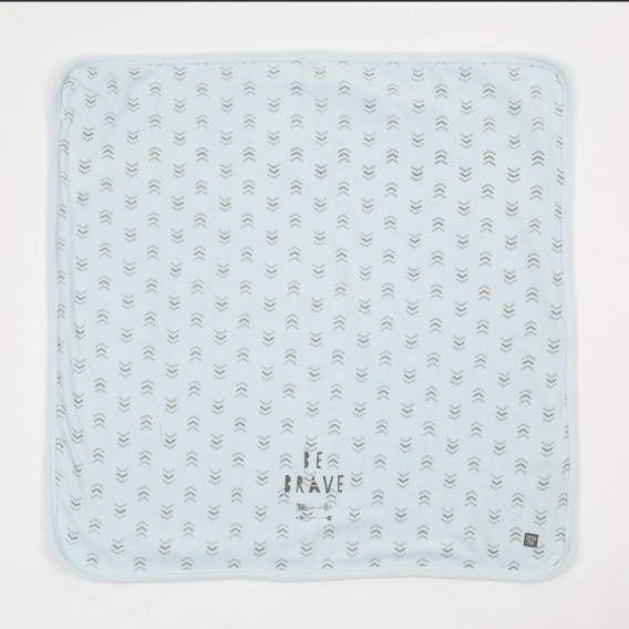 MANTA AZUL BE BRAVE COTTON FISH