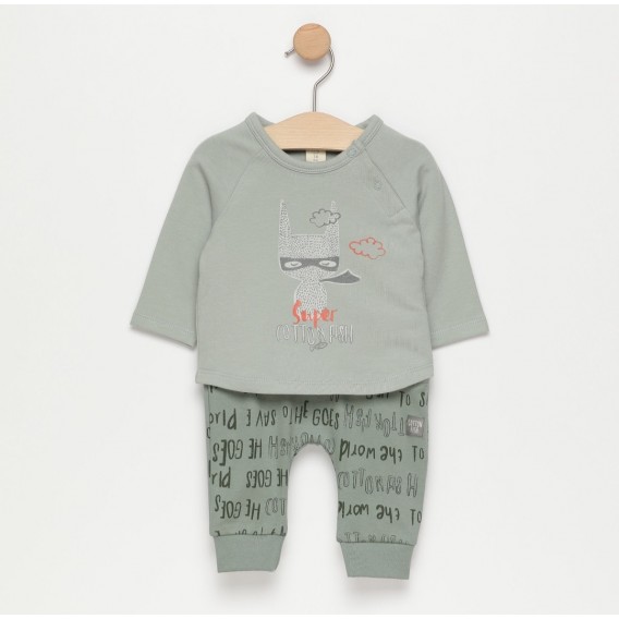 CONJUNTO 2 PIEZAS VERDE BEBE