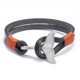 PULSERA WHALE NEGRA