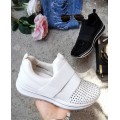 SNEAKERS STRASS BLANCA