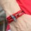 PULSERA WHALE ROJA