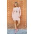 VESTIDO COLLAR ROSA