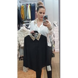 CAMISA CUELLO LENTEJUELAS