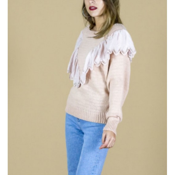 JERSEY VOLANTE ENCAJE