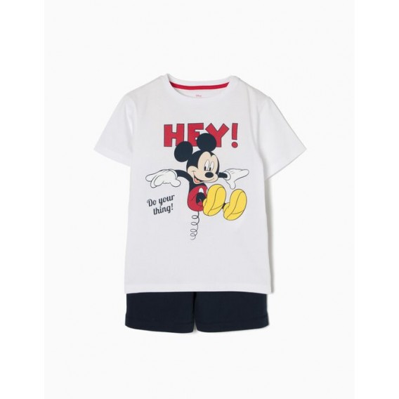 CONJUNTO NIÑO MICKEY CAMISETA Y SHORT