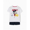 CONJUNTO NIÑO MICKEY CAMISETA Y SHORT