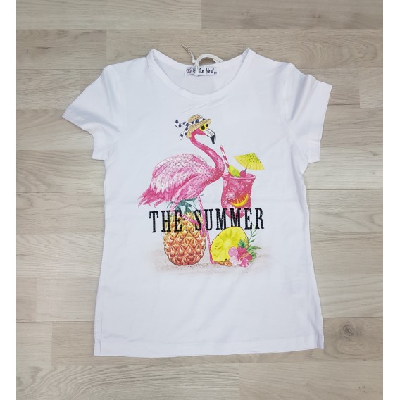 CAMISETA FLAMENCO NIÑA