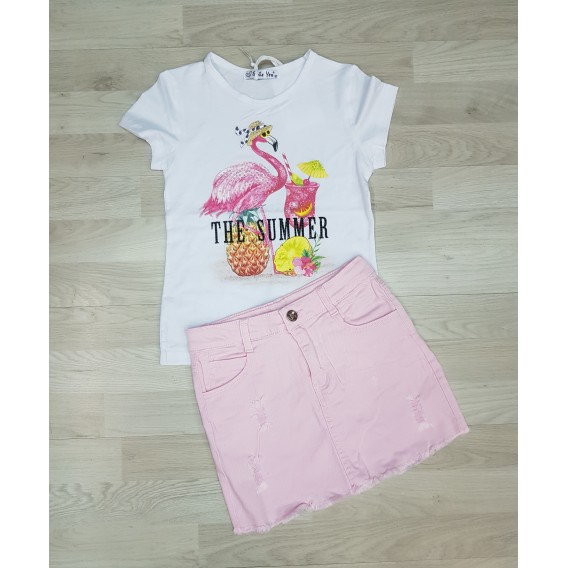 CAMISETA FLAMENCO NIÑA