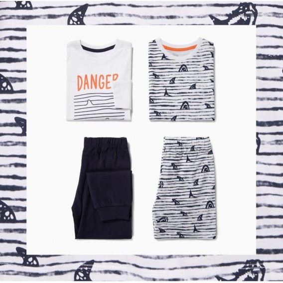 PIJAMA NIÑO 4 PIEZAS