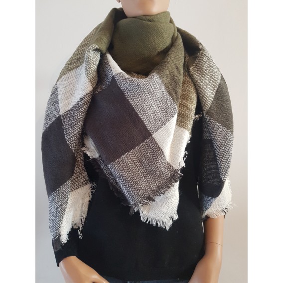 Pañuelo maxi cuadros