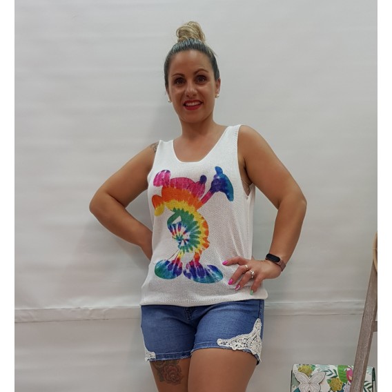 TOP MICKEY TIE DYE