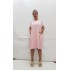 VESTIDO FLUIDO ROSA TALLA GRANDE