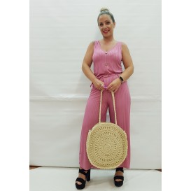 MONO WID-LEG CANALÉ ROSA