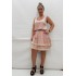 VESTIDO VOLANTE PUNTILLA ROSA