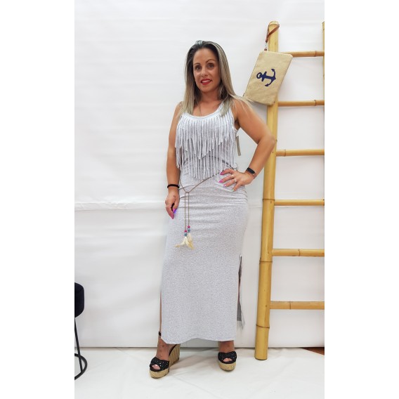 VESTIDO BASIC FLECOS